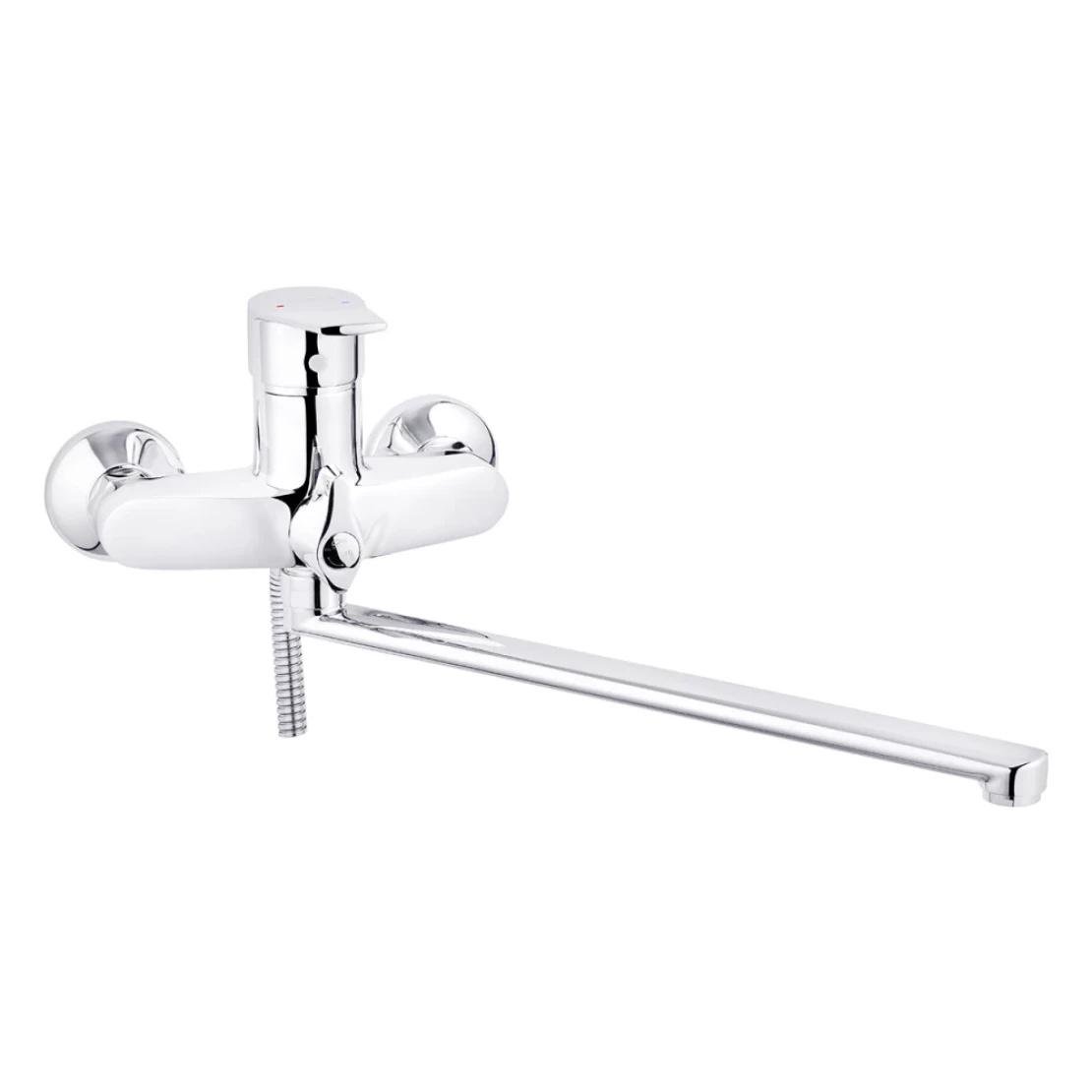 Смеситель для ванны Kroner KRP Enzo C070 с душевым гарнитуром Хром (CV023615)