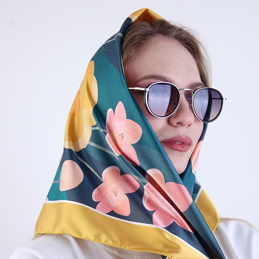 Хустка шовкова Presentville Аромат весни 68х68 см (HUST_25M002)