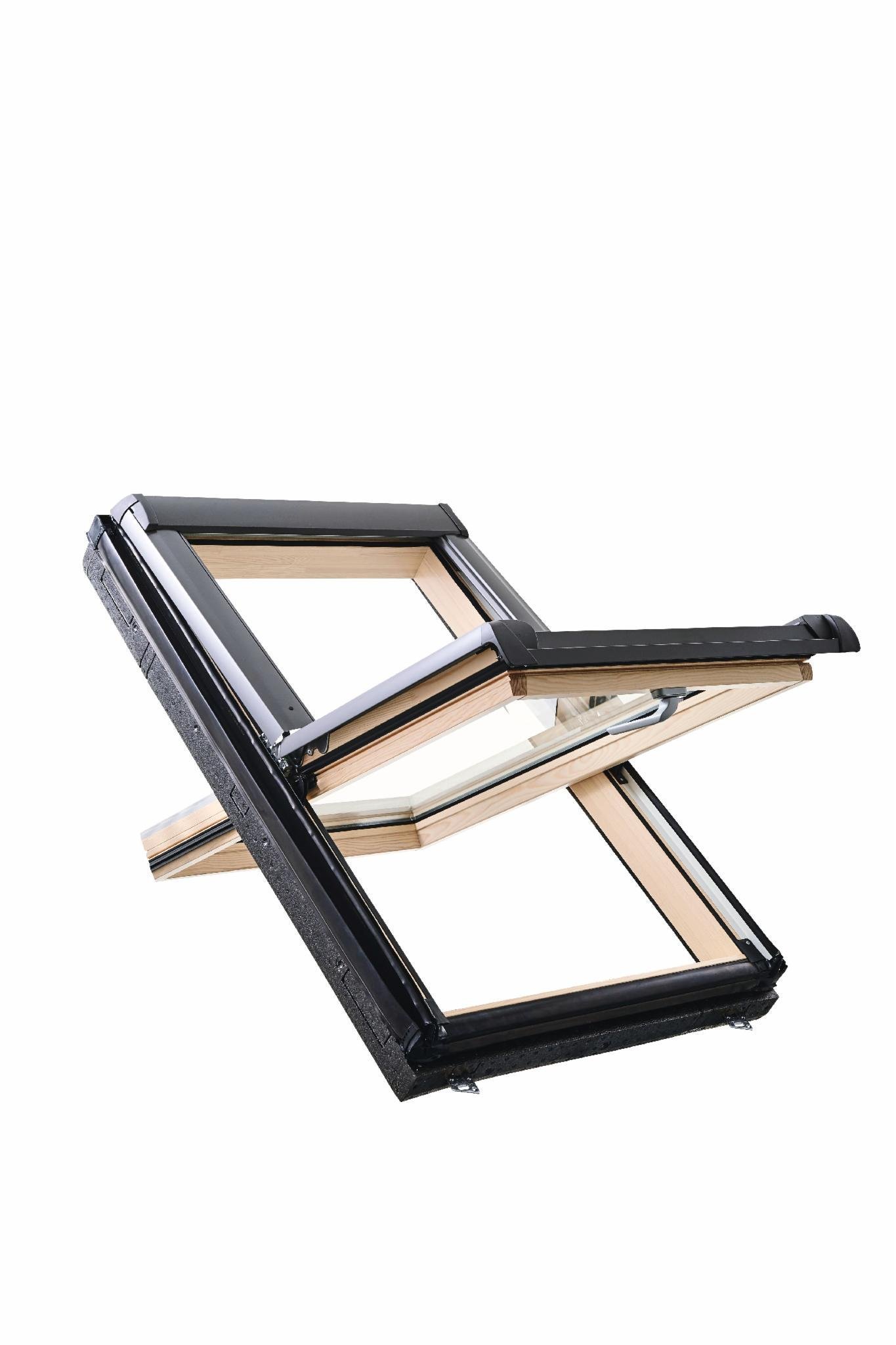 Мансардное окно ROTO designo R49 54х78 см дерево (H200)