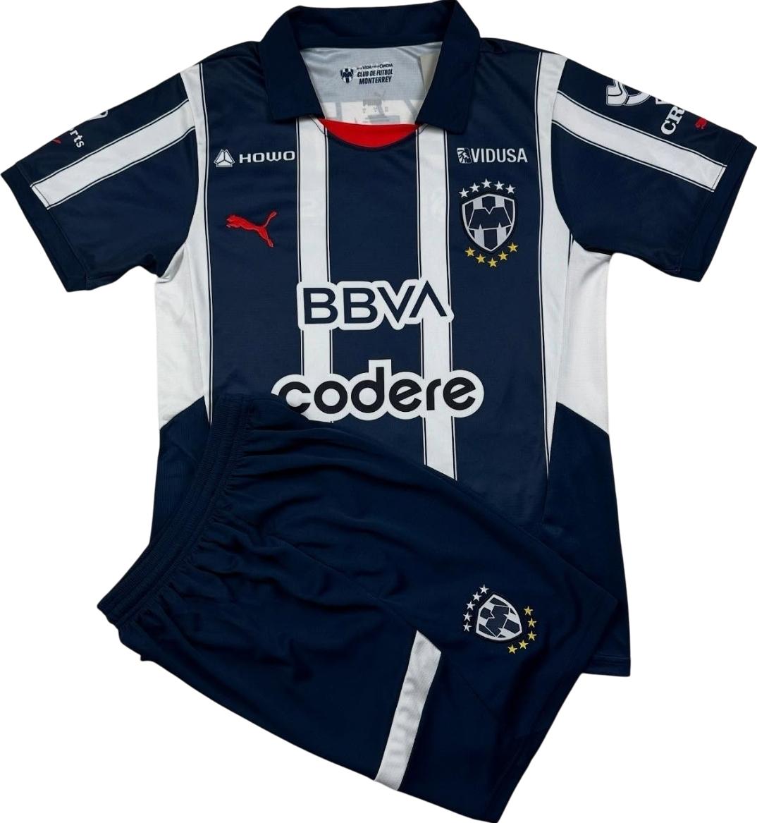 Футбольная форма Монтеррей 2024-2025 домашняя S Темно-белый (F0172)