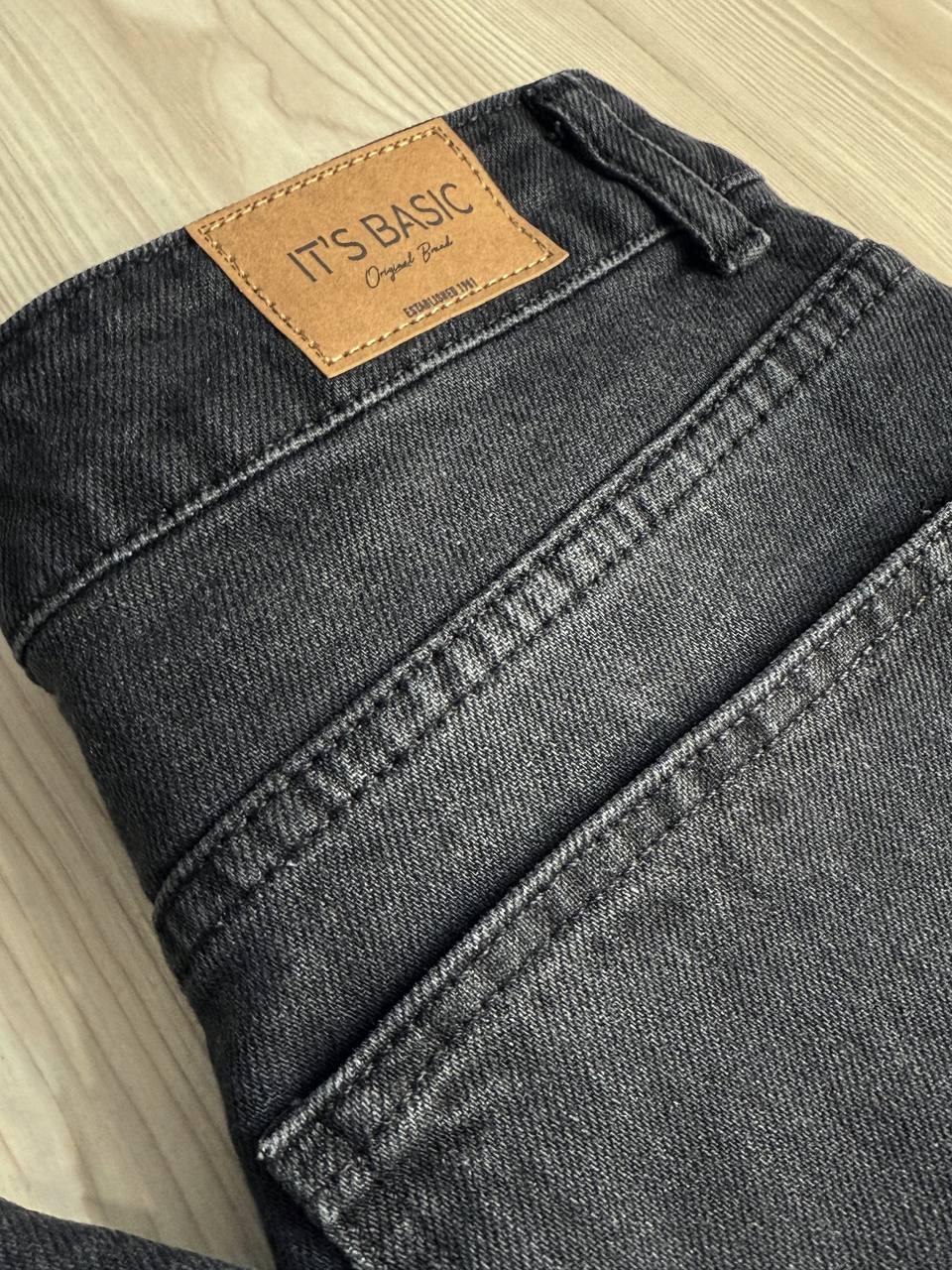 Джинсы женские Its Basic 3992-2 flare супер клеш широкие р. 36 Черный (5353) - фото 5