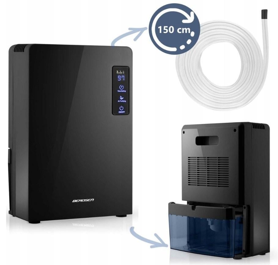 Осушитель воздуха Berdsen 90 Вт Black - фото 2 Осушитель воздуха Berdsen 90 Вт Black - фото 2
