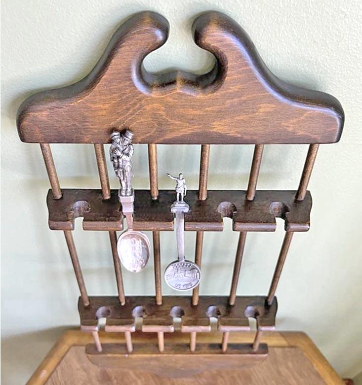 Полка для коллекции ложек Отален Сепия (ПКЛ-003408)