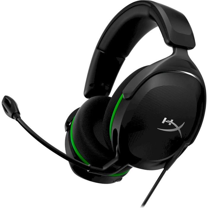 Гарнитура проводная HyperX Cloud Stinger 2 Core Xbox накладная с микрофоном 3,5 мм Black/Green (6H9B8AA)