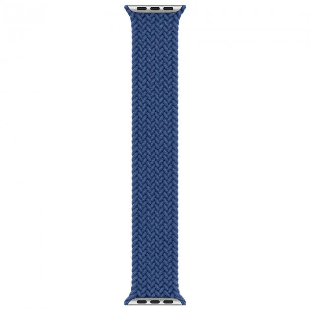 Ремешок Braided Solo Loop Band для Apple Watch 38 мм/40 мм/41 мм size 4 132 мм Atlantic Blue