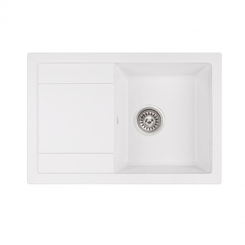 Кухонна мийка Q-tap CS 7449 White (QT7449WHI650)