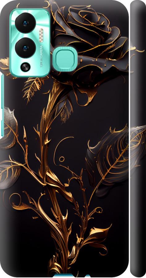 Чехол на Infinix Hot 12 Play Роза 3 (5552m-2759-42517) Чехол на Infinix Hot 12 Play Роза 3 (5552m-2759-42517)