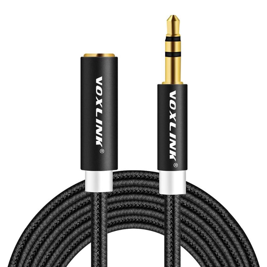 Кабель-подовжувач аудіо Voxlink 3,5х3,5 мм F/M 50 см