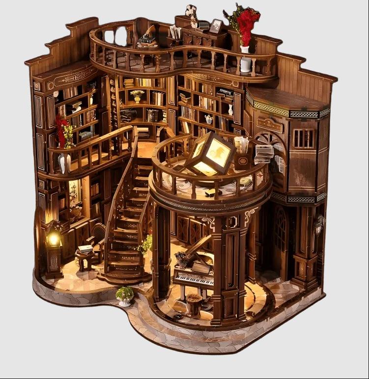 Конструктор-румбокс DIY Mini House Dreamy Book Hall AW02-003 (1208) Конструктор-румбокс DIY Mini House Dreamy Book Hall AW02-003 (1208)