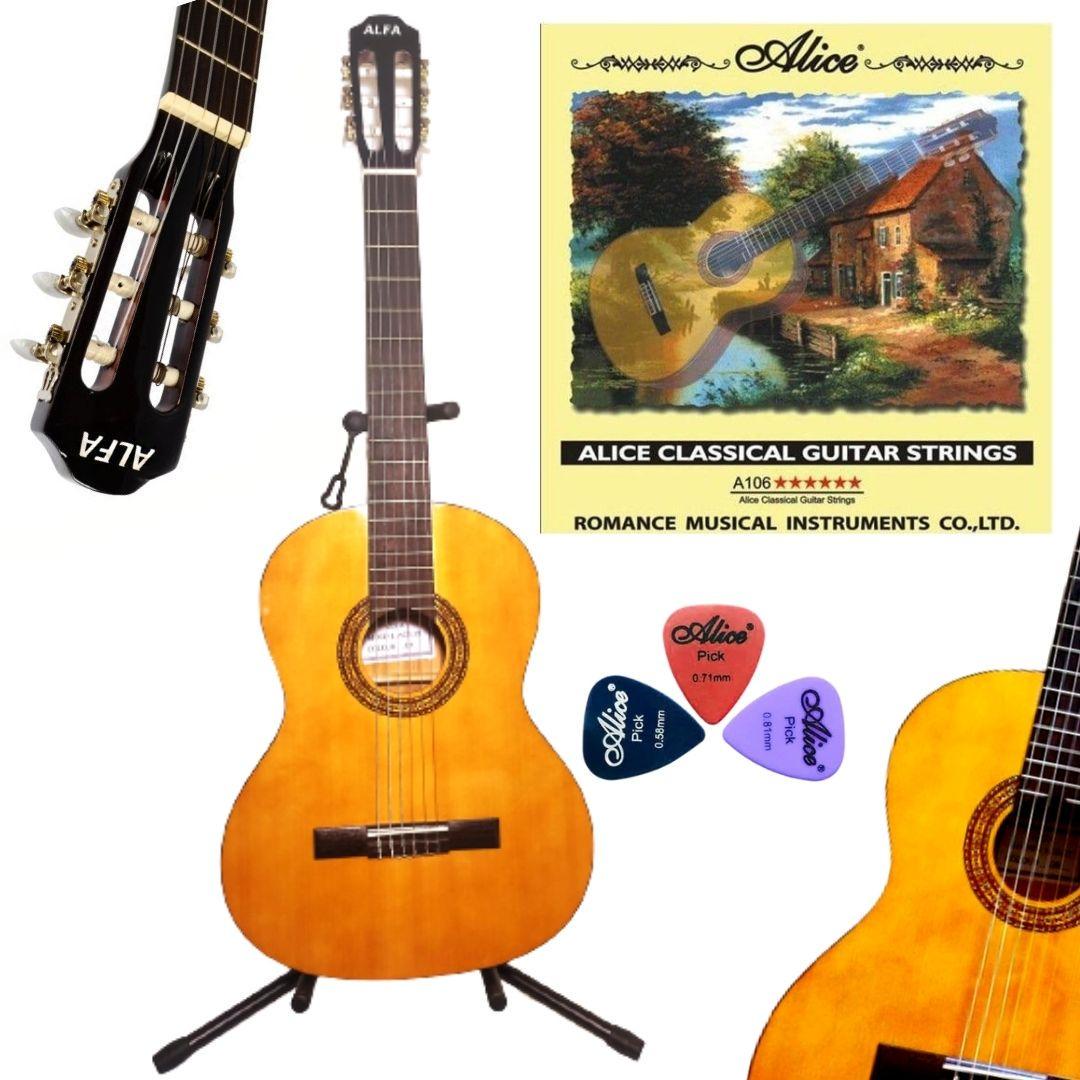 Гитара классическая ALFA AC 21-39" NT+струны
