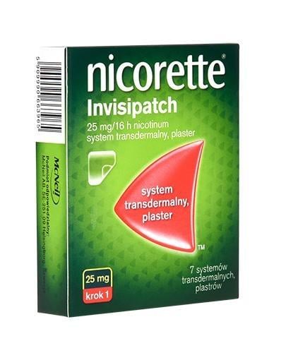 Нікотиновий пластир від куріння Nicorette 25 мг 7 шт.