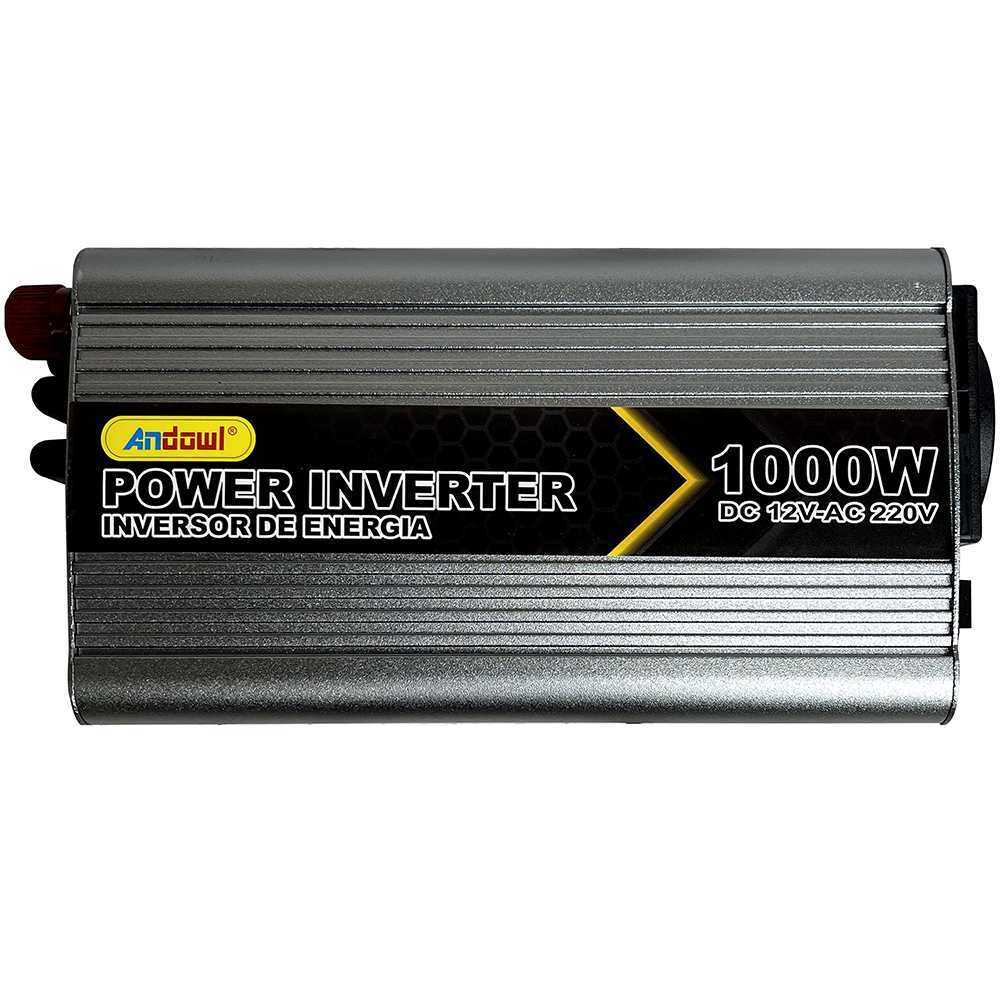 Інвертор Andowl Q-N7002Х1 з модифікованим синусом 1000 W Сірий (106)