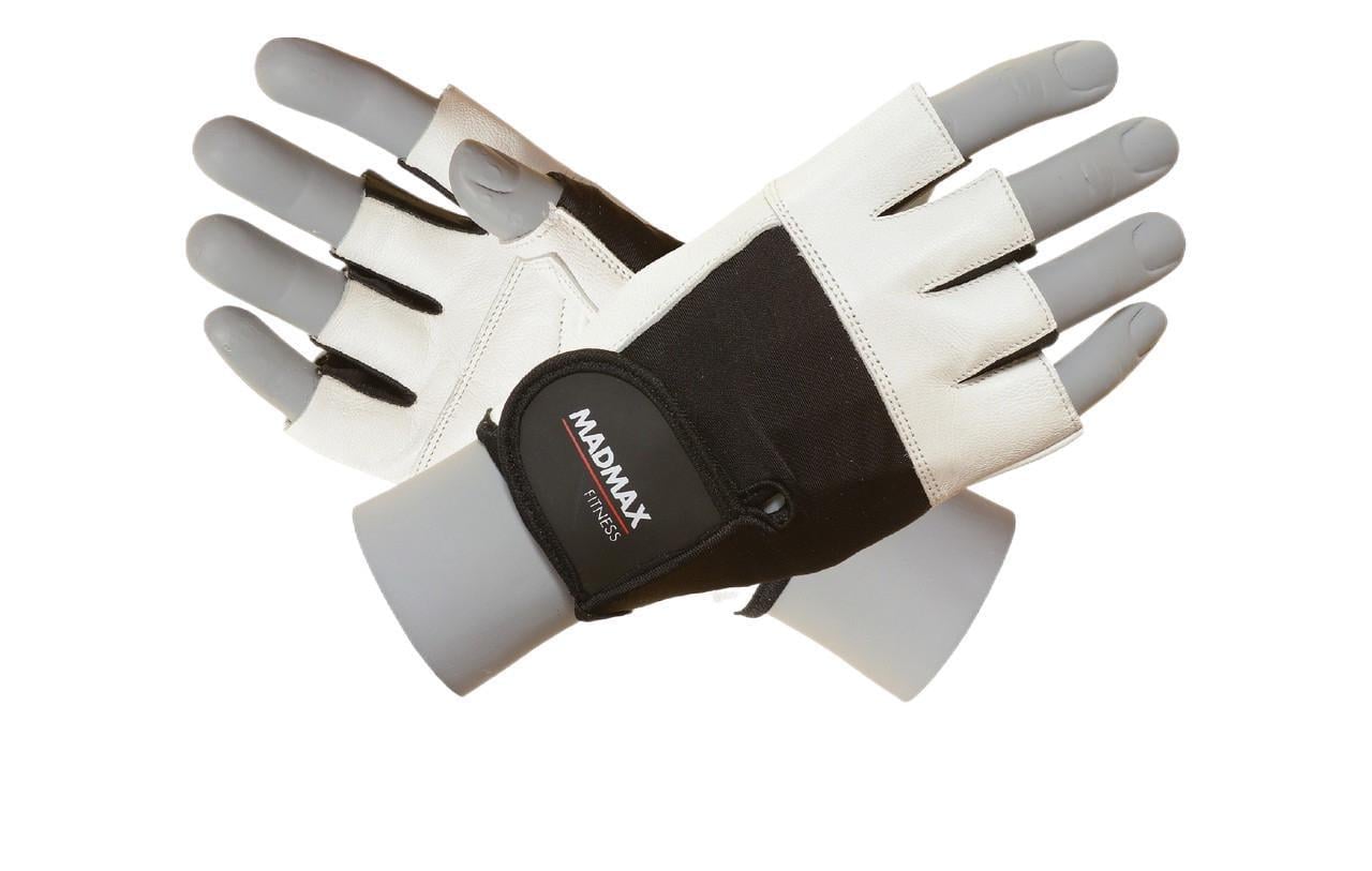 Рукавички для фітнесу MadMax MFG-444 Fitness M White (3019802607)