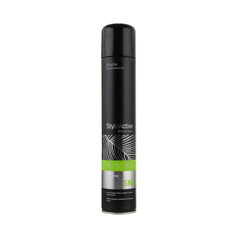 Лак для волосся середньої фіксації Erayba Flex Spray S10 500 мл