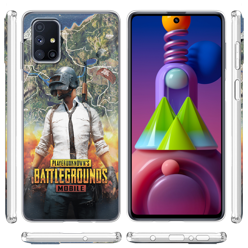 Чохол Boxface Samsung M515 Galaxy M51 PUBG Mobile Прозорий силікон (40937-up2309-40937) - фото 3