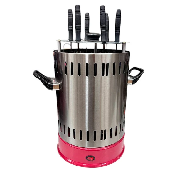 Электрошашлычница вертикальная ZepLine ZP-065 3000W 6 шампуров Электрошашлычница вертикальная ZepLine ZP-065 3000W 6 шампуров