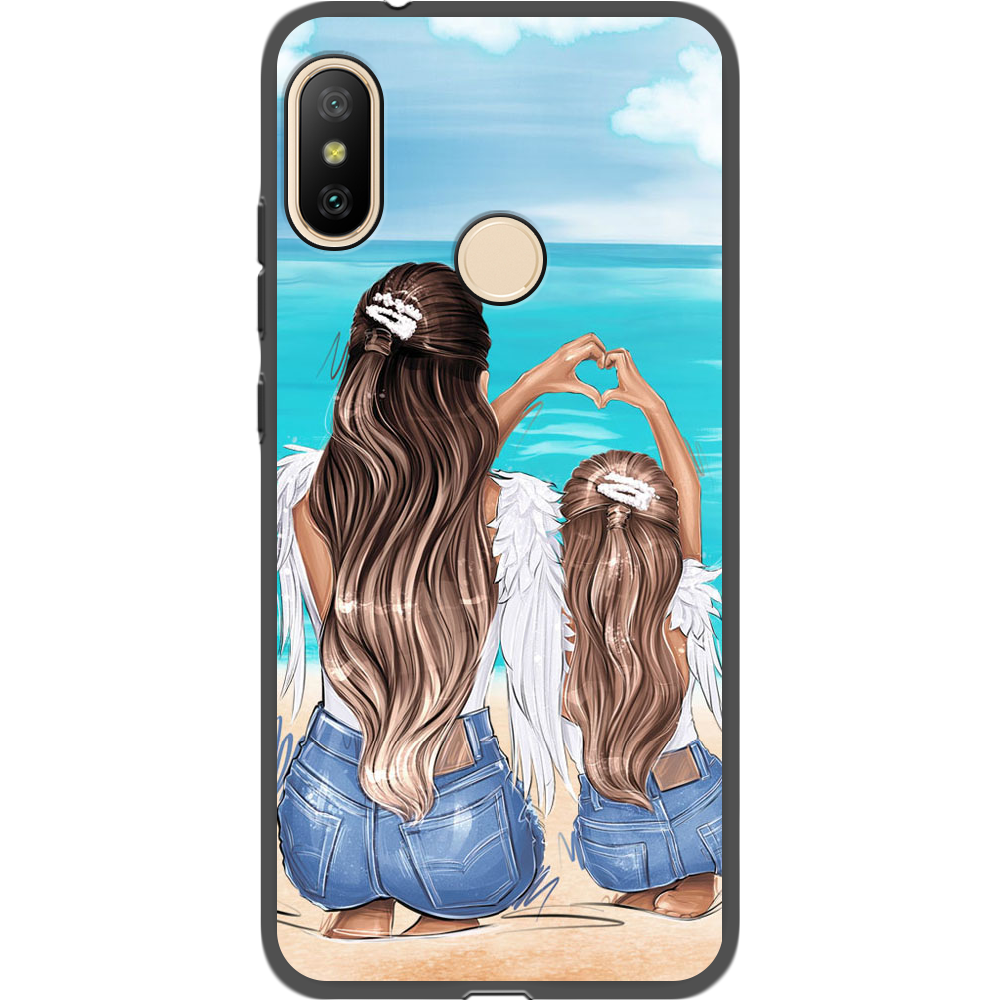 Чехол BoxFace Xiaomi Mi A2 Lite Family Vacation Черный силикон (34892-up2380-35127)