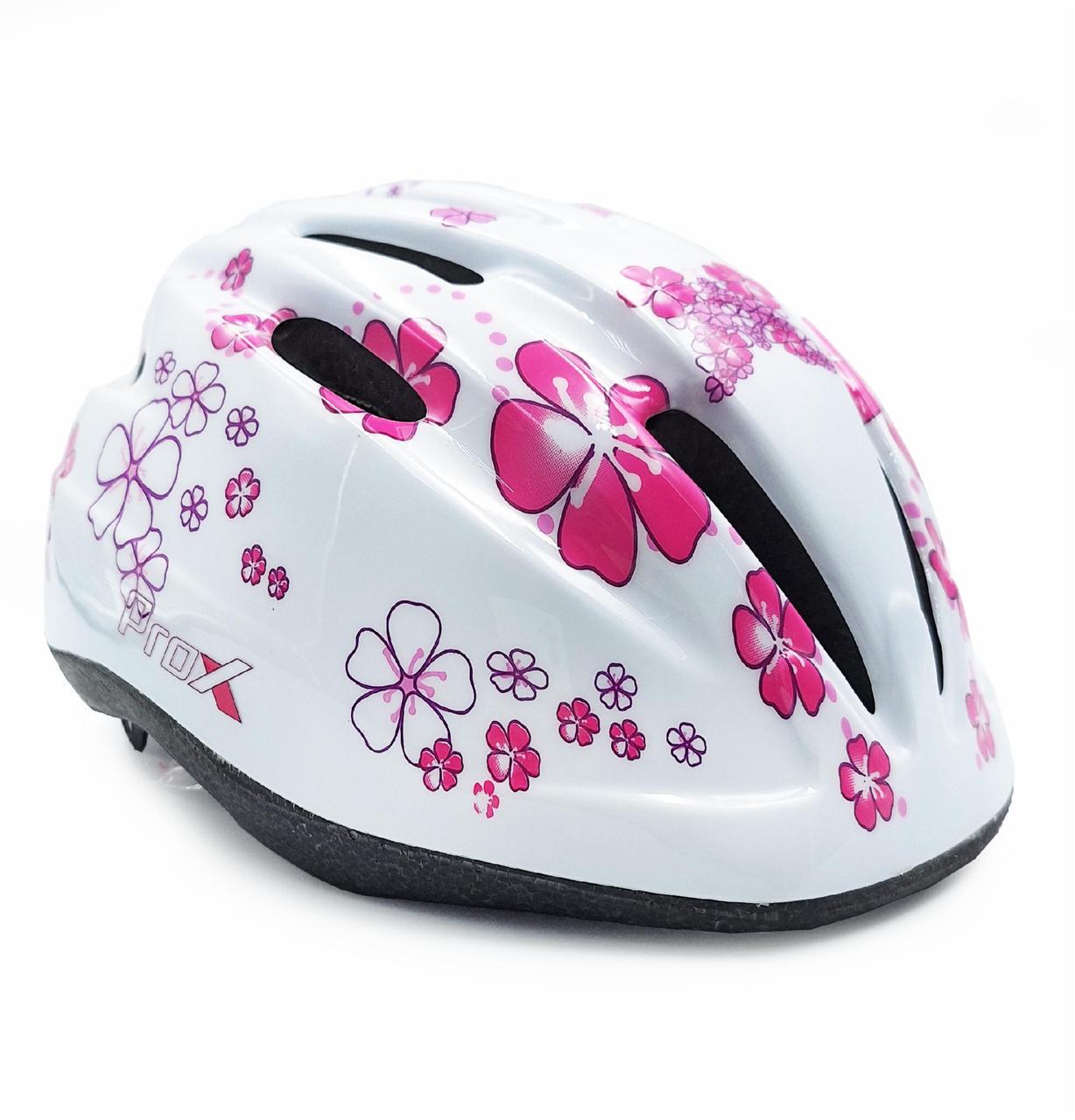 Шлем велосипедный детский ProX Armor S Белый с розовым (G0000338)
