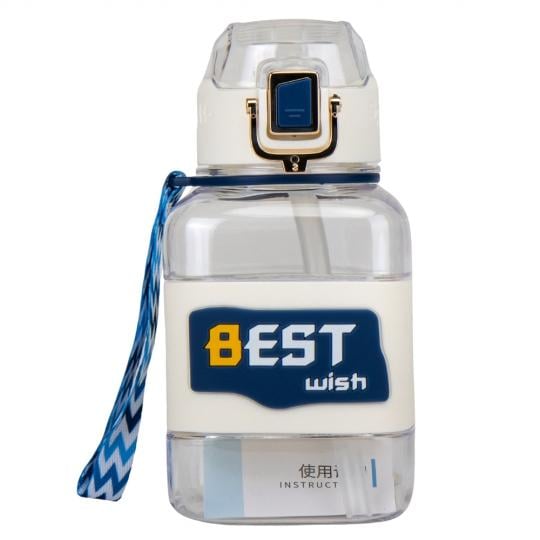 Бутылка для спорта Elisey Best wish 850 мл Белый (9110-006)