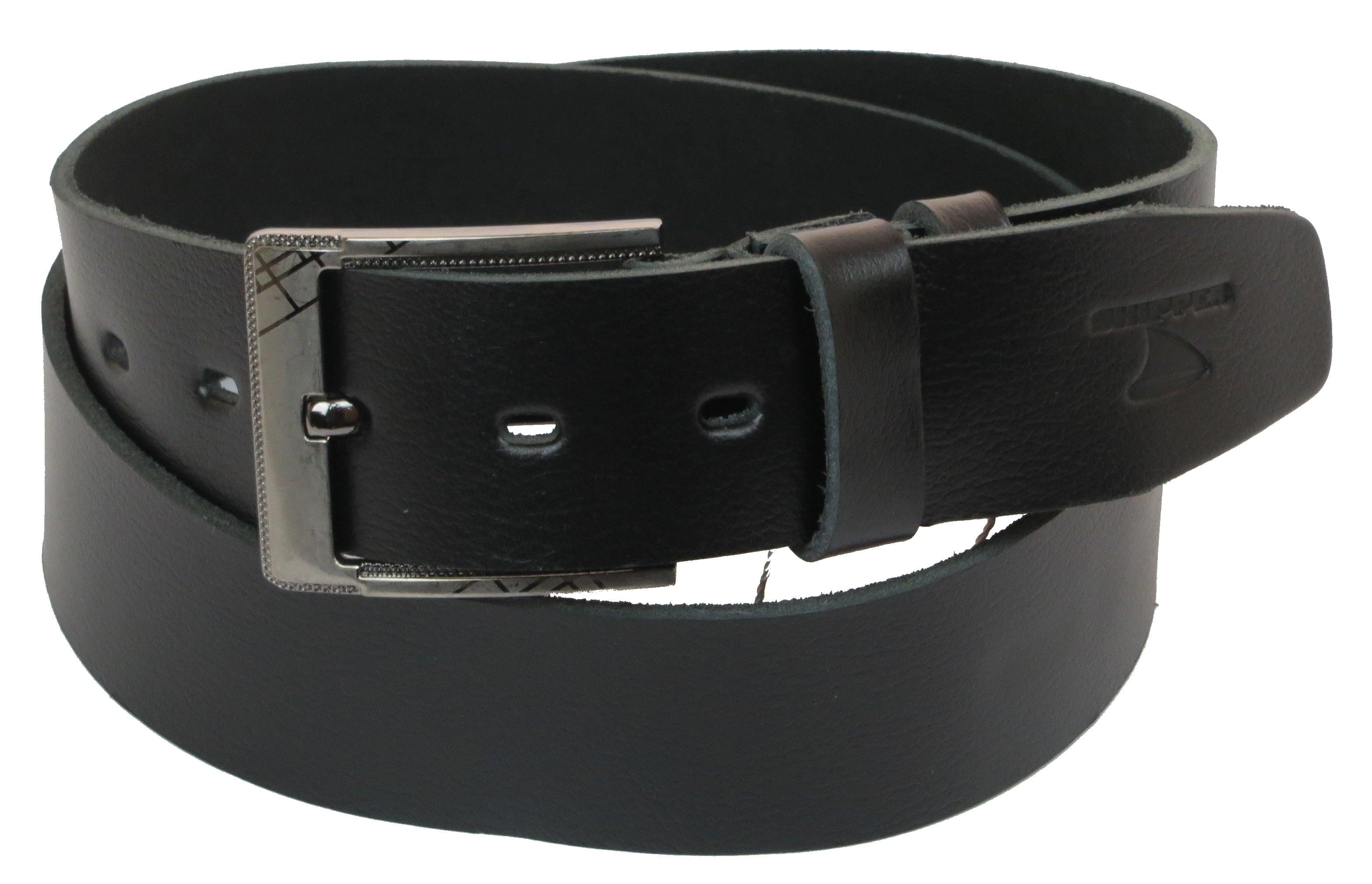 Ремень мужской Skipper кожаный Черный (1159-45)
