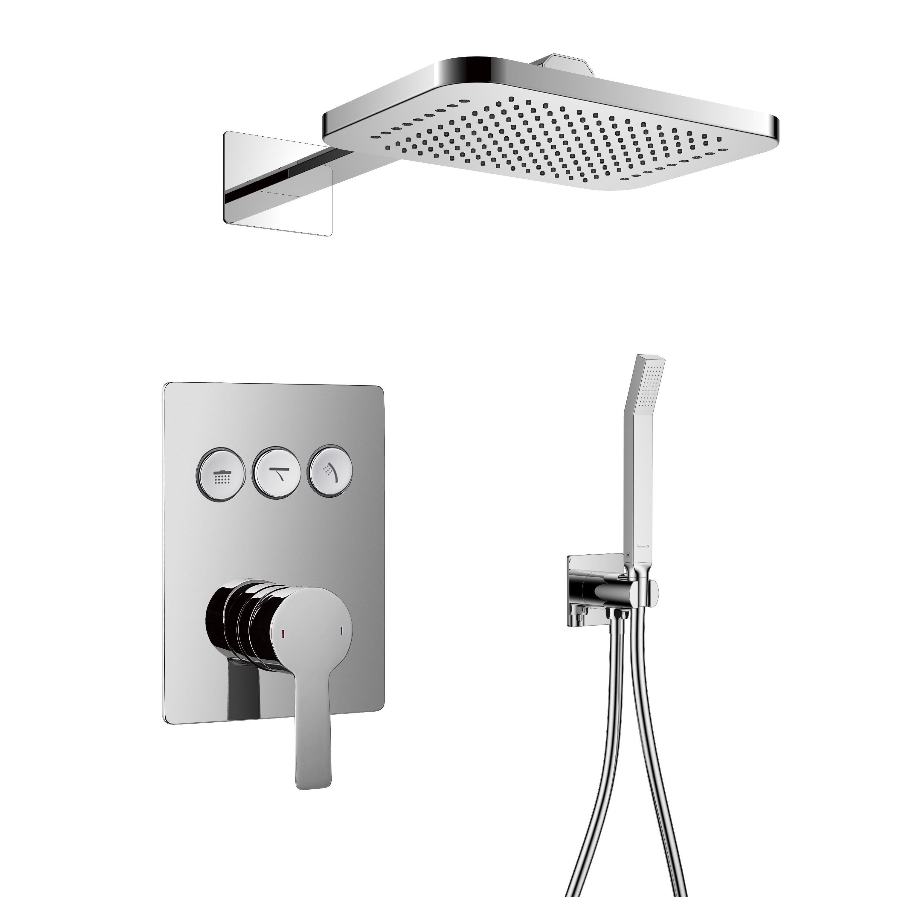Душевая система скрытого монтажа Imprese Q ZMK101901101 NO:1-2/ZMK101901101 NO:2-2/ZMK101901202/ZMK101901221 Хром (ANT-87341)