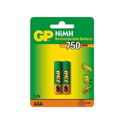 Батарейка-акумулятор GP LR-3 Rechargeable 750 mAh 2 шт. (0037) - фото 1