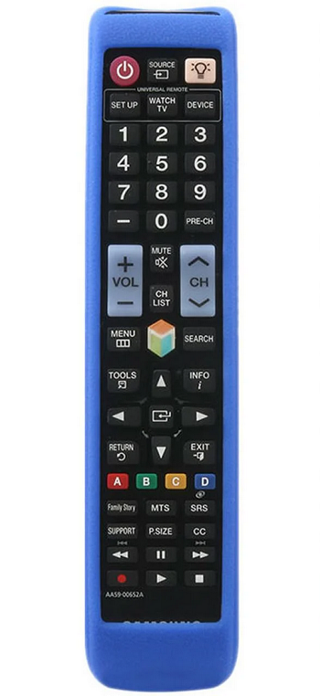 Чехол силиконовый для пульта Samsung Piko TV Синий (2261867907)