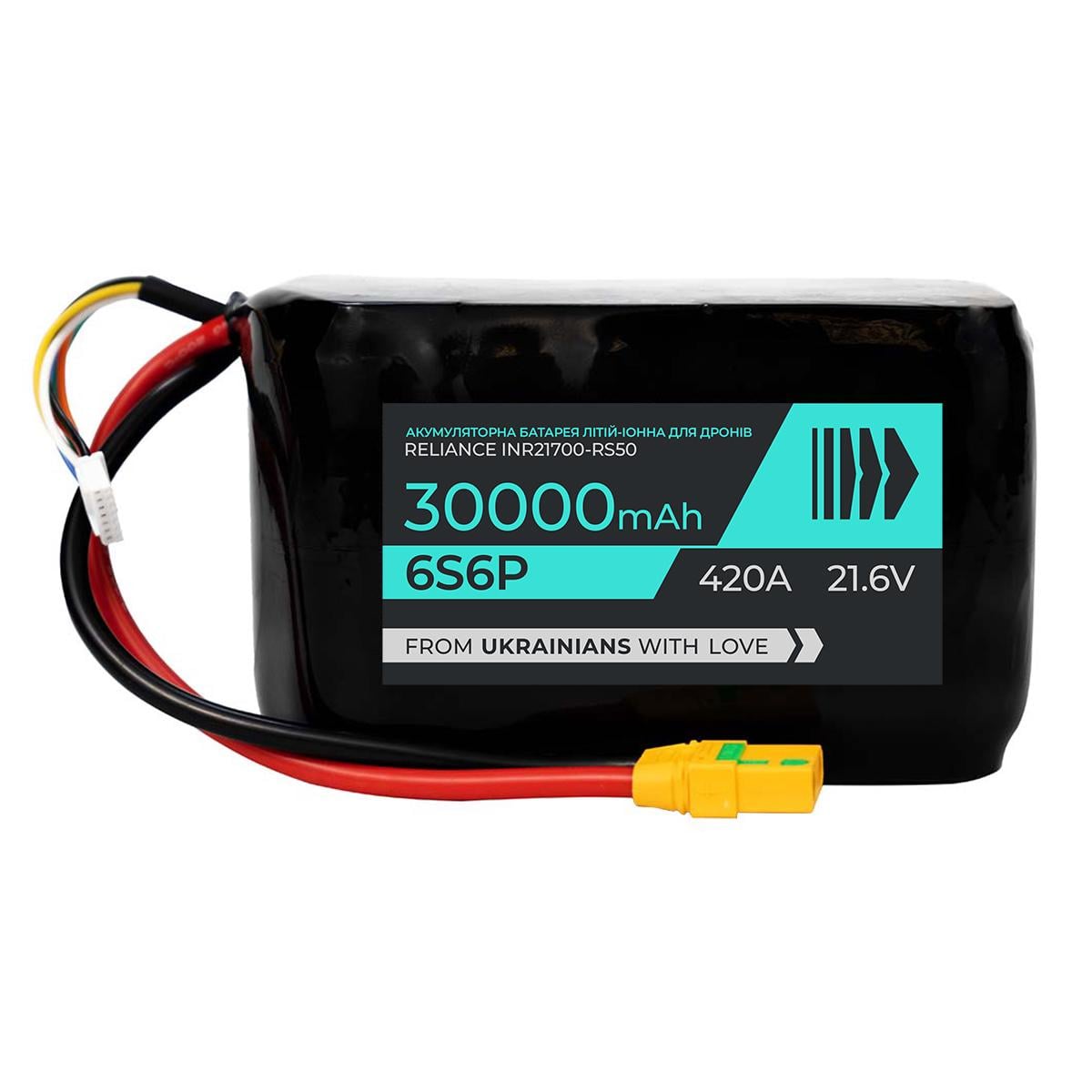 Аккумулятор для коптера BTRY 6s6p Reliance RS50 30000 мАч 21,6V/420А
