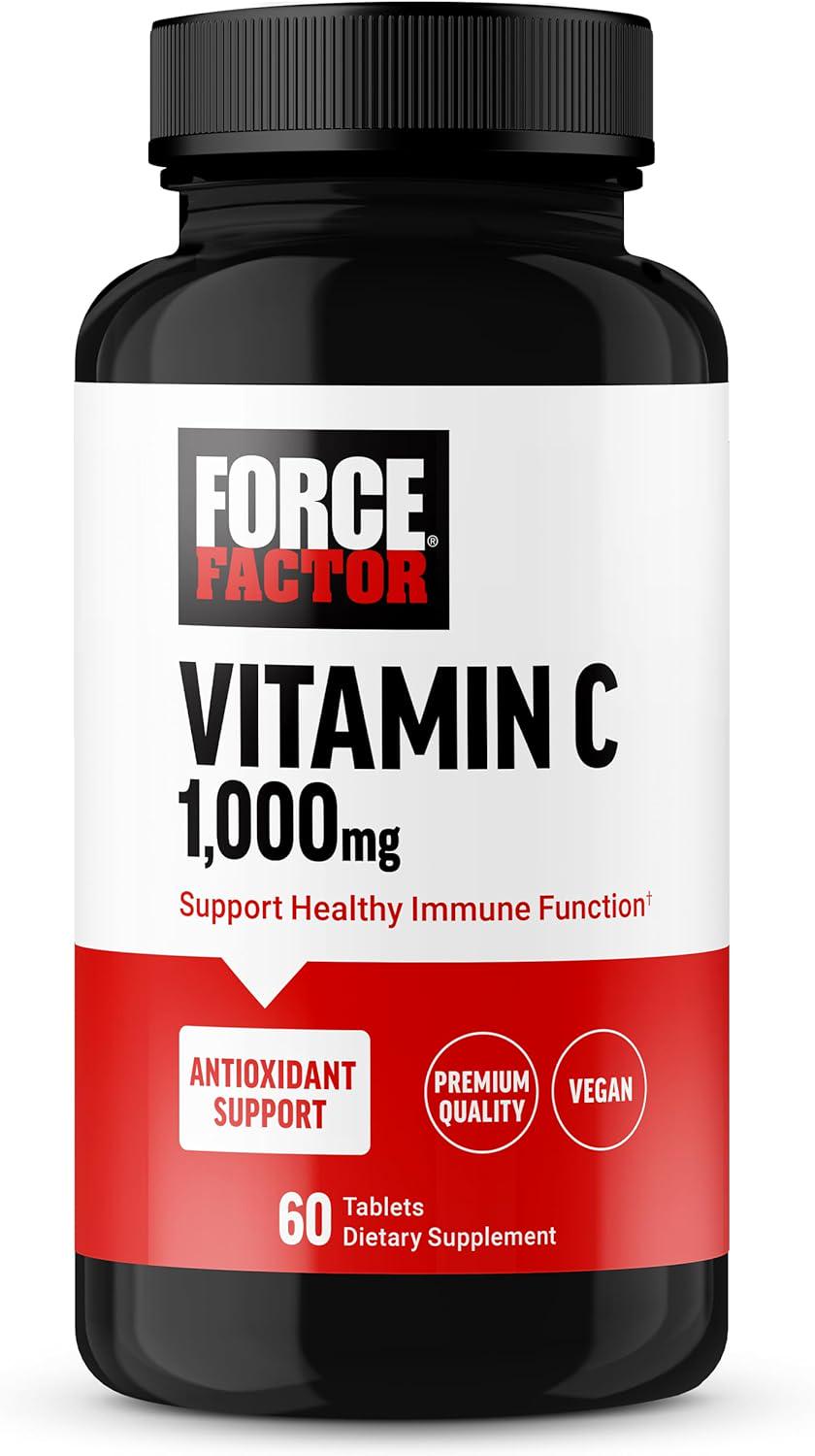 Витамин C Force Factor Vitamin C 60 таб. 1000 мг