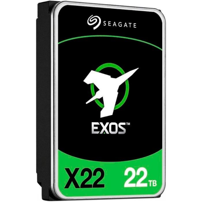 Жорсткий диск Seagate 3.5" Exos X22 22TB SATA 512MB 7200 об/хв 6 ГБіт/с Black (ST22000NM001E) Жорсткий диск Seagate 3.5" Exos X22 22TB SATA 512MB 7200 об/хв 6 ГБіт/с Black (ST22000NM001E)