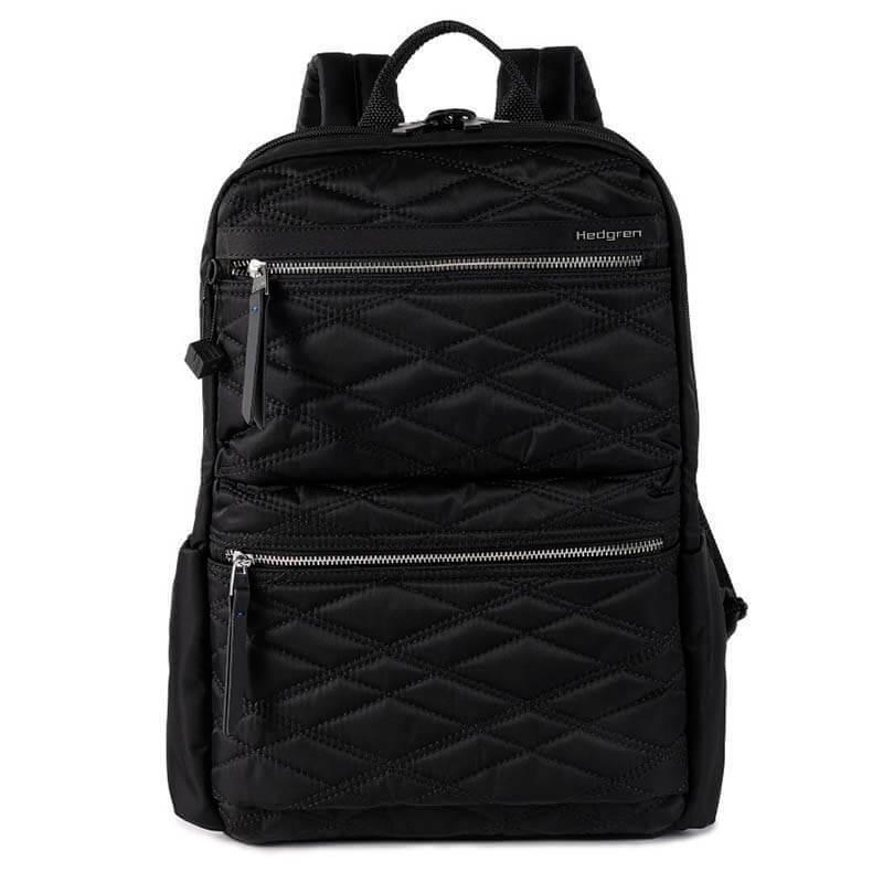 Городской рюкзак женский Hedgren Inner City Ava 15,4 л Quilt Black (HIC432/858-01)