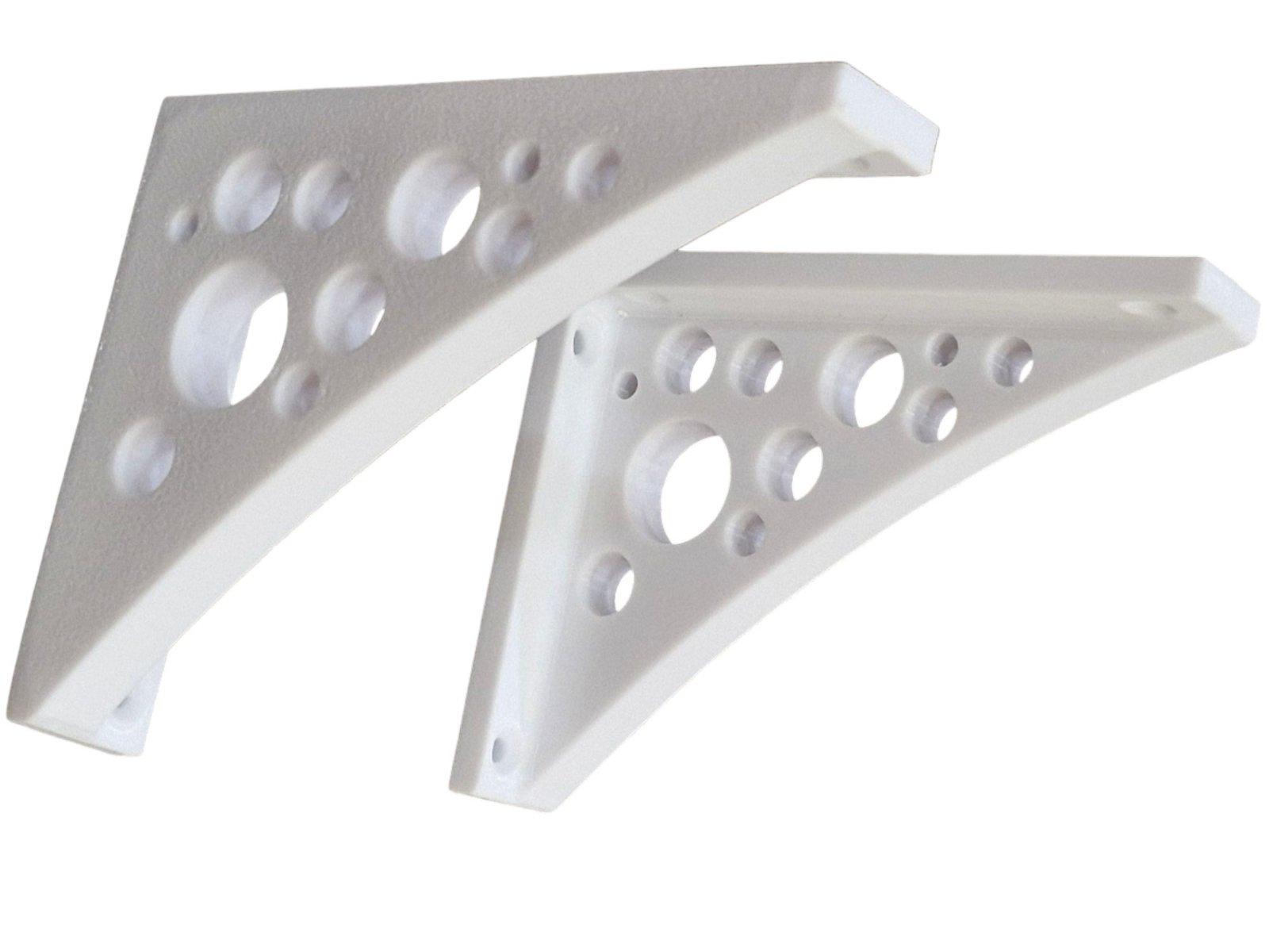 Тримач полиці Сирок для полиць шириною до 150 мм пластик ПЕТ до 12 кг 110х85х20 см 2 шт. (99372633) - фото 4 Тримач полиці Сирок для полиць шириною до 150 мм пластик ПЕТ до 12 кг 110х85х20 см 2 шт. (99372633) - фото 4