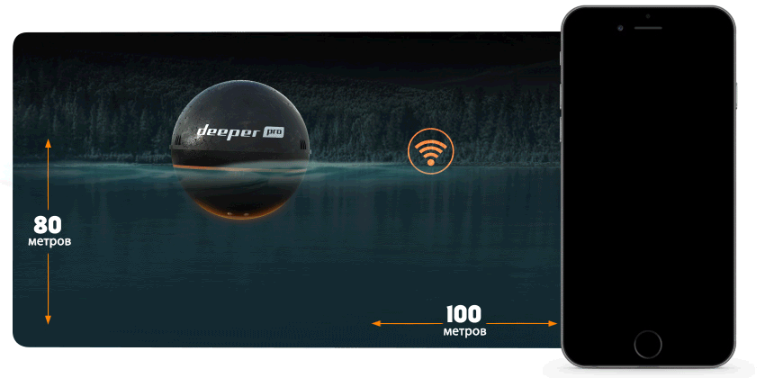 Ехолот Deeper Pro Wi-Fi - фото 5