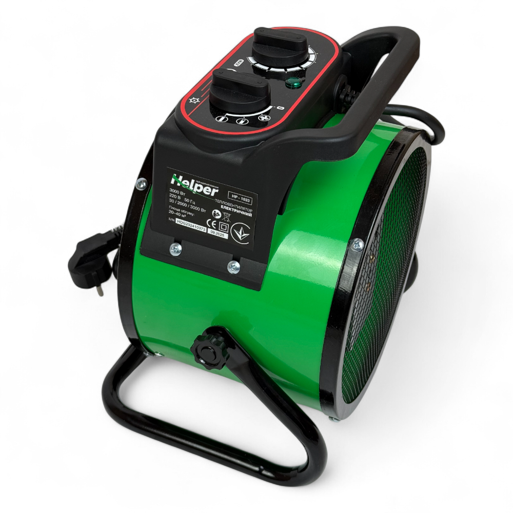 Тепловентилятор круглий Helper HP-1033 3 кВт (2785832757) - фото 4