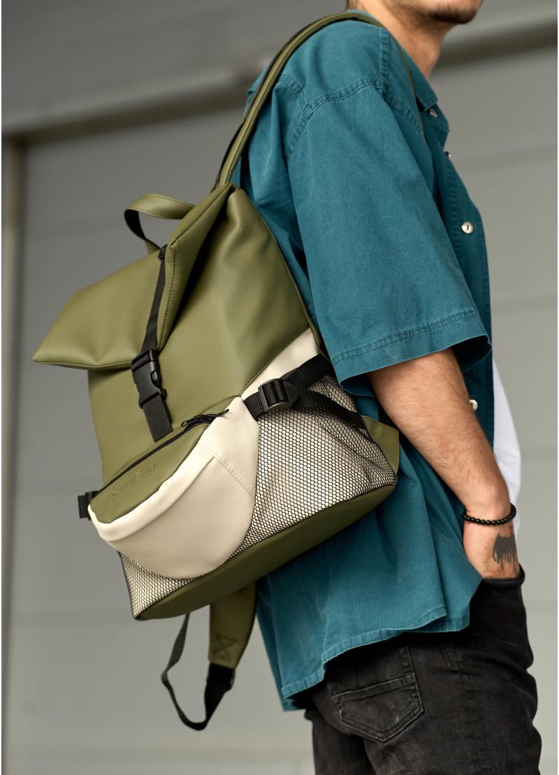 Рюкзак чоловічий Sambag Rene Double Хакі (15378702) - фото 8 Рюкзак чоловічий Sambag Rene Double Хакі (15378702) - фото 8