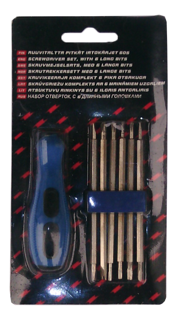 Викрутка-набір з двосторонніми насадками 6 од. (51363) - фото 4 Викрутка-набір з двосторонніми насадками 6 од. (51363) - фото 4