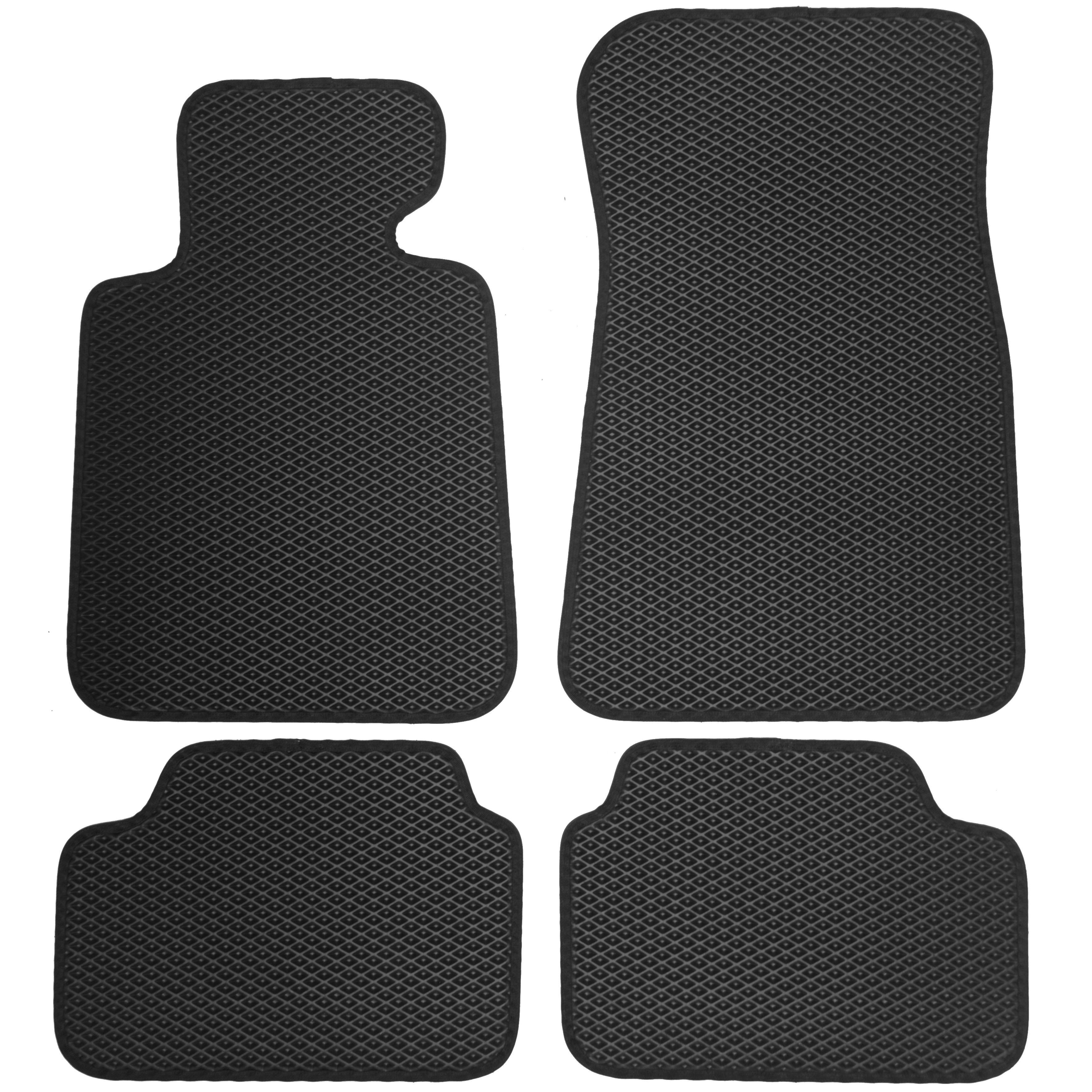 Коврики в салон Kinetic для BMW 1 F20 2012+ EVA-полимерные Черный (149803)