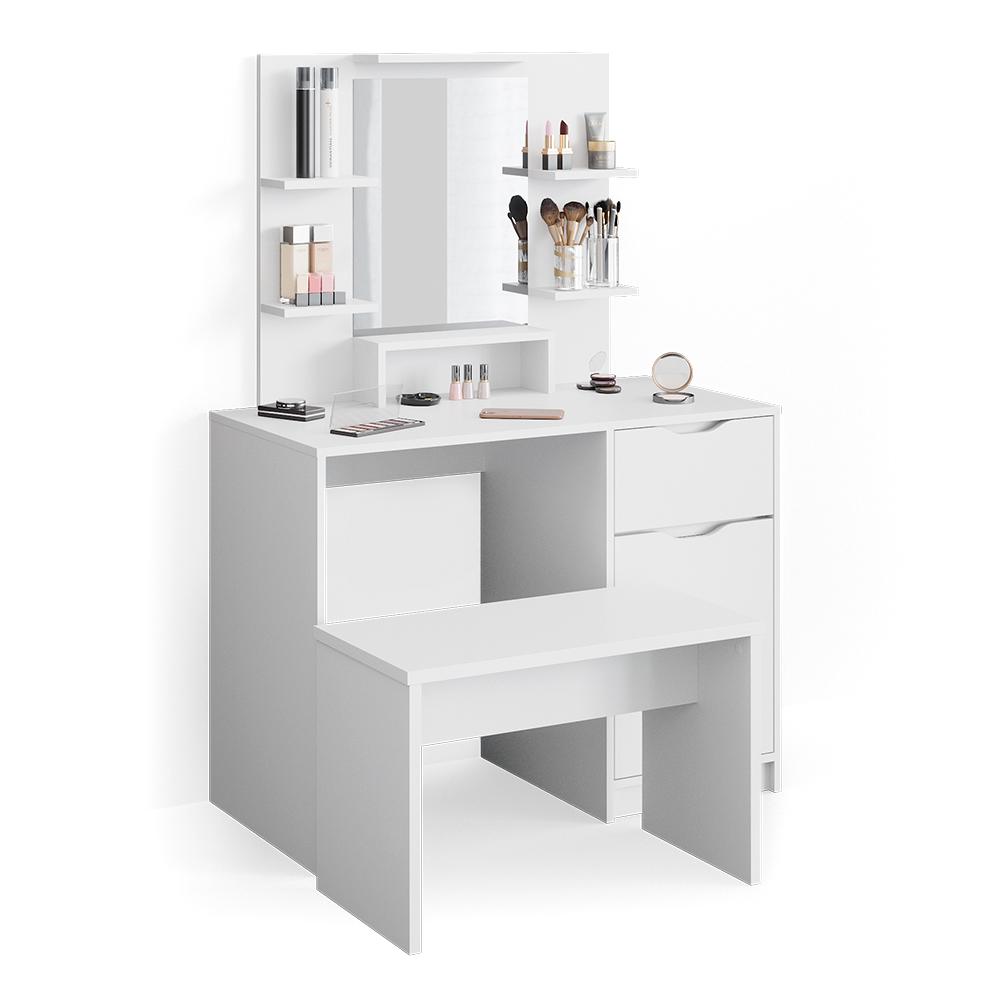 Туалетный столик Vicco Ruben со скамейкой Белый - фото 7 Туалетный столик Vicco Ruben со скамейкой Белый - фото 7