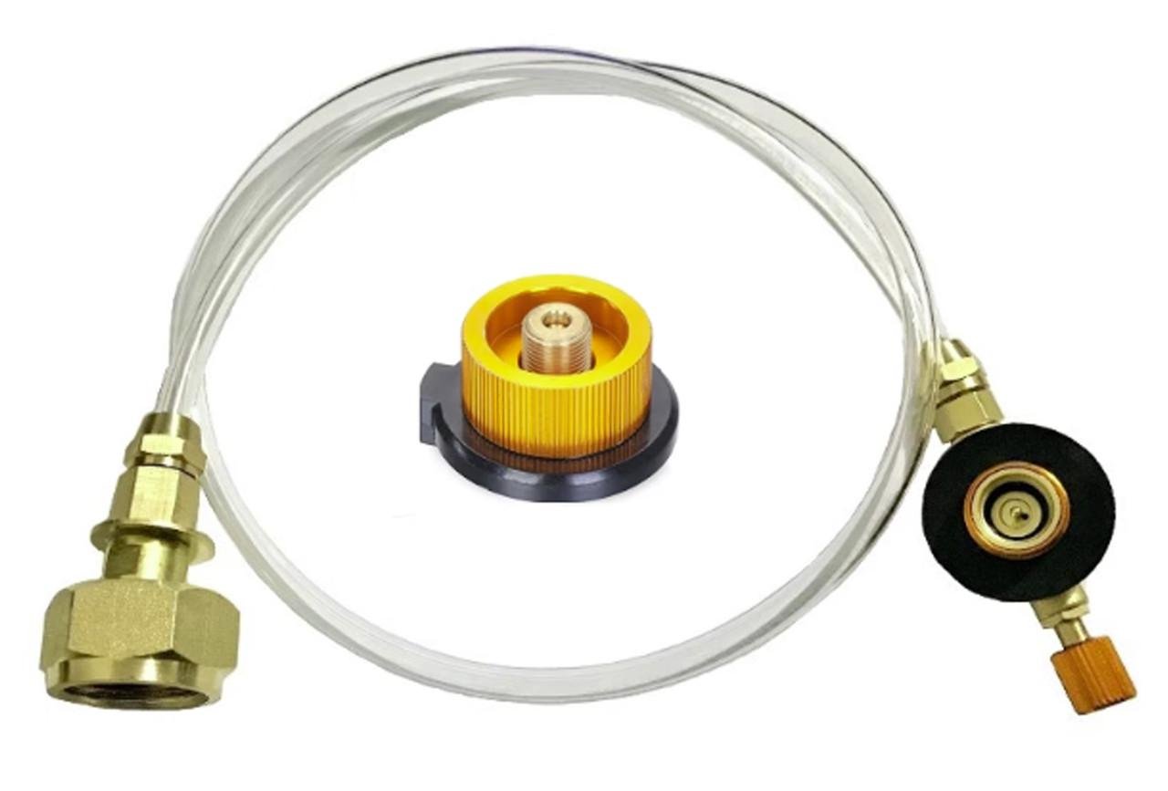 Переходник для заправки туристических баллонов типа epi-gas и адаптер для цанговых баллонов (21818454)