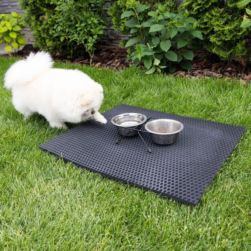 Килимок під миски для домашніх тварин OSPORT 60х50 см Чорний (R-00036) - фото 4 Килимок під миски для домашніх тварин OSPORT 60х50 см Чорний (R-00036) - фото 4