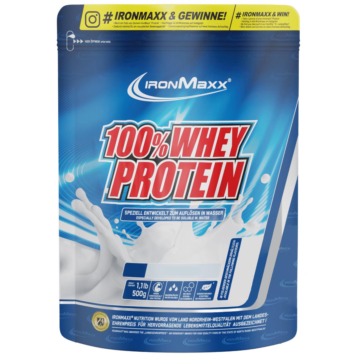 Протеїн Ironmaxx 100% Whey 500 г Фундук (3374V7499)