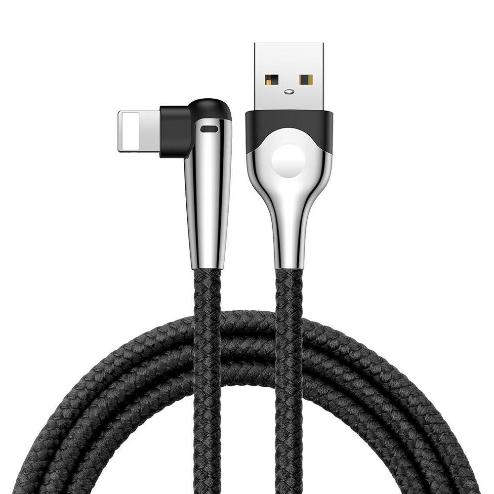 Кабель Baseus sharp-bird mobile game cable USB For iP 2,4A 1 м Black