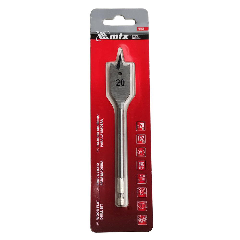 Свердло по дереву пір'яне LT-tools 20x150 мм та зуб (44937) - фото 2 Свердло по дереву пір'яне LT-tools 20x150 мм та зуб (44937) - фото 2