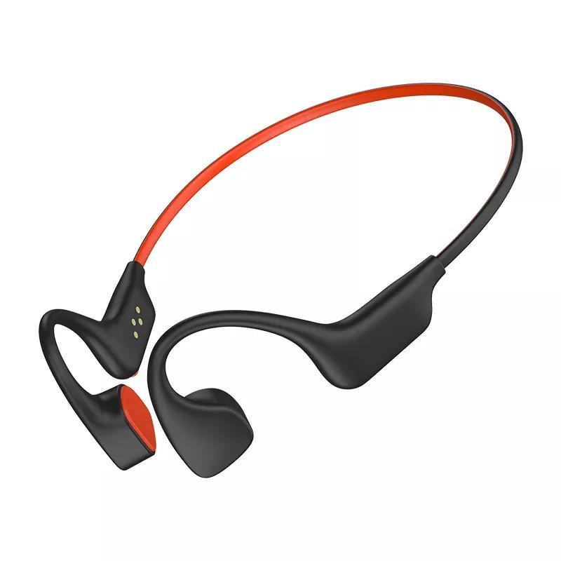 Спортивні водонепроникні навушники COOYEE S6 Pro Black/Red з технологією передачі звуку через кість