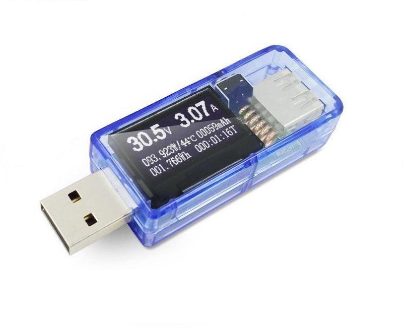 Тестер электрический ATORCH USB Синий (10416941)