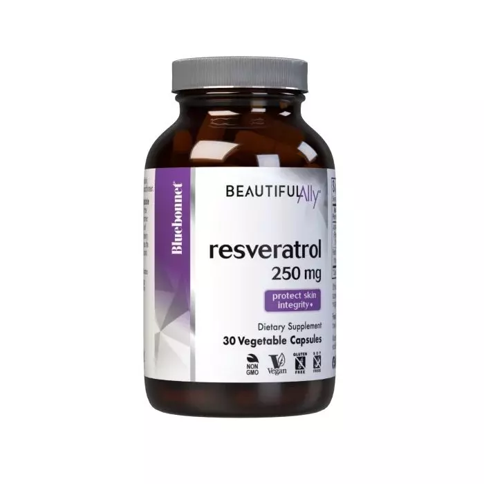 Ресвератрол 250 мг Beautiful Ally Bluebonnet Nutrition Resveratrol 250 мг 30 капсул (BLB0876)