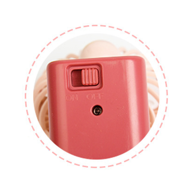 Портативний міні-вентилятор Holder Fan 6800 A акумуляторний Червоний - фото 4