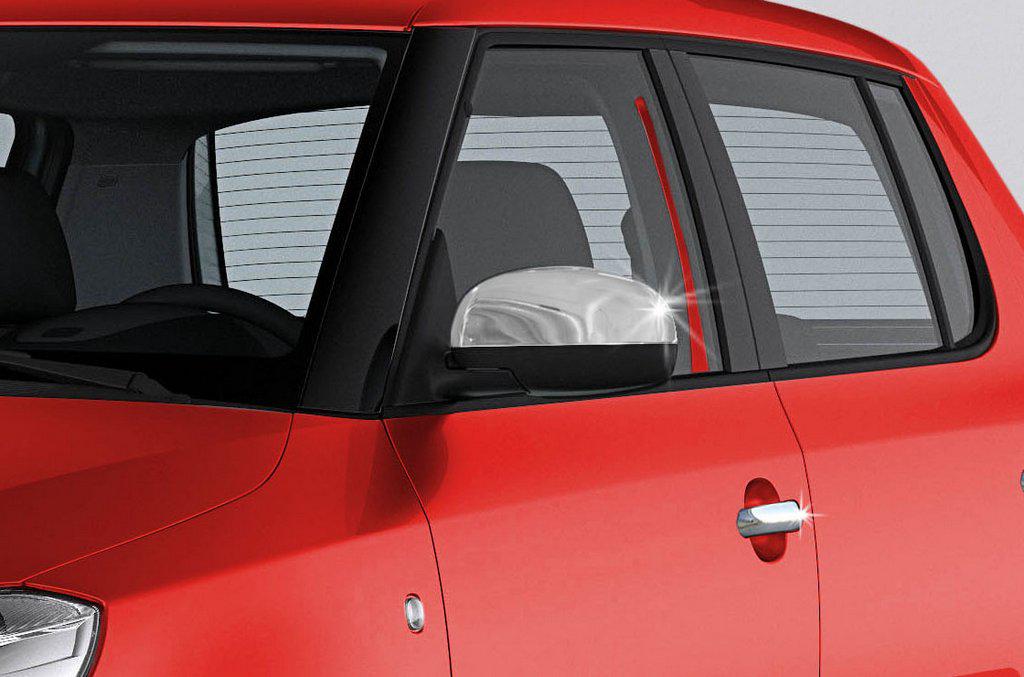 Накладки на зеркала Carmos для Seat Toledo 2012-2019 гг. Хром