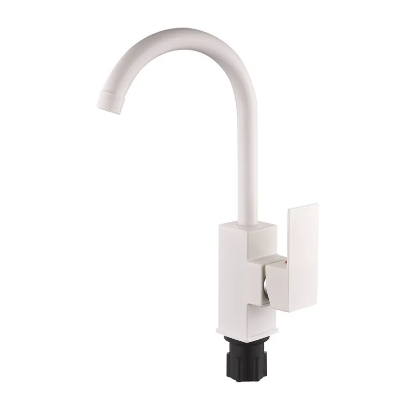 Смеситель для кухни PLAMIX Kubus-011 SET White (PM0674)