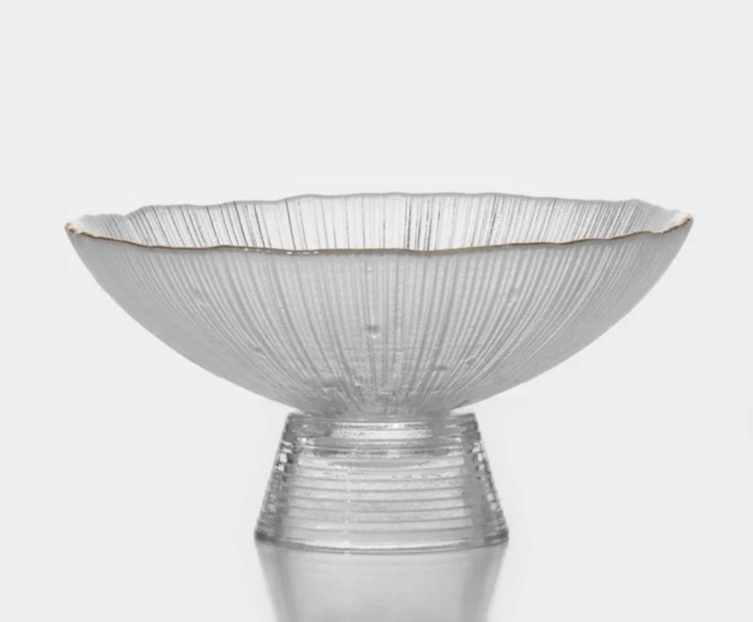 Фруктівниця YIWU HP-19-46-2 скляна 15 см Напівпрозора (HP-19-46-2) - фото 1 Фруктівниця YIWU HP-19-46-2 скляна 15 см Напівпрозора (HP-19-46-2) - фото 1